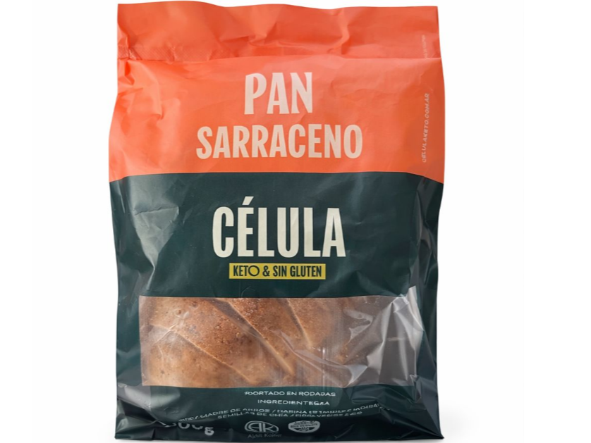Pan Sarraceno Célula sin gluten 800 gr