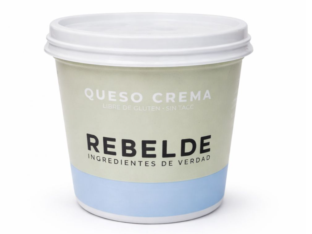 Queso crema Rebelde sin gluten 280 gr