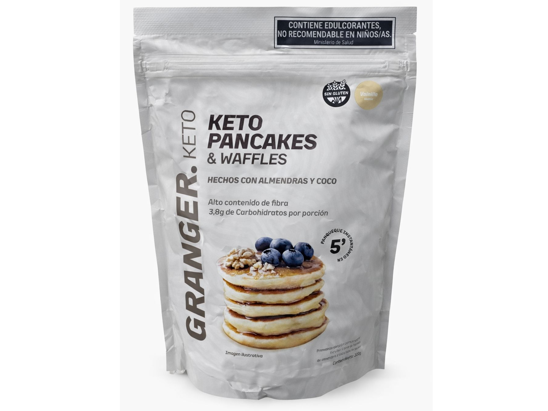 Premezcla keto para pancakes & waffles sin gluten Granger