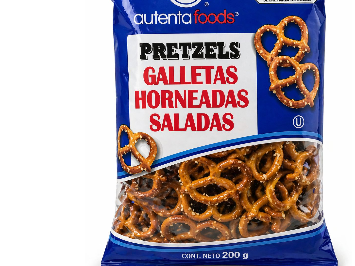 Pretzels autenta foods 300gr
