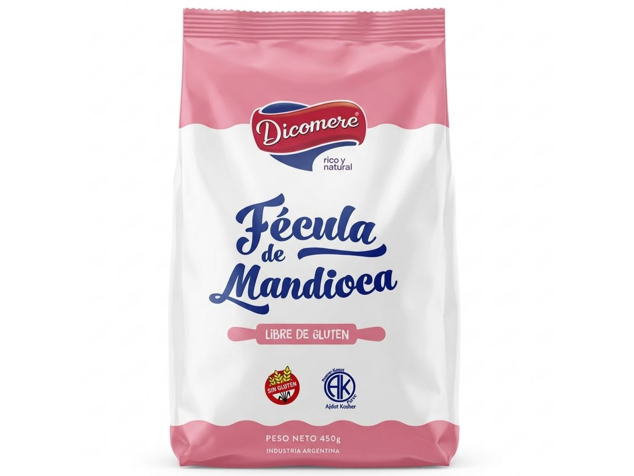 Fecula de Mandioca sin gluten Dicomere  450 gr