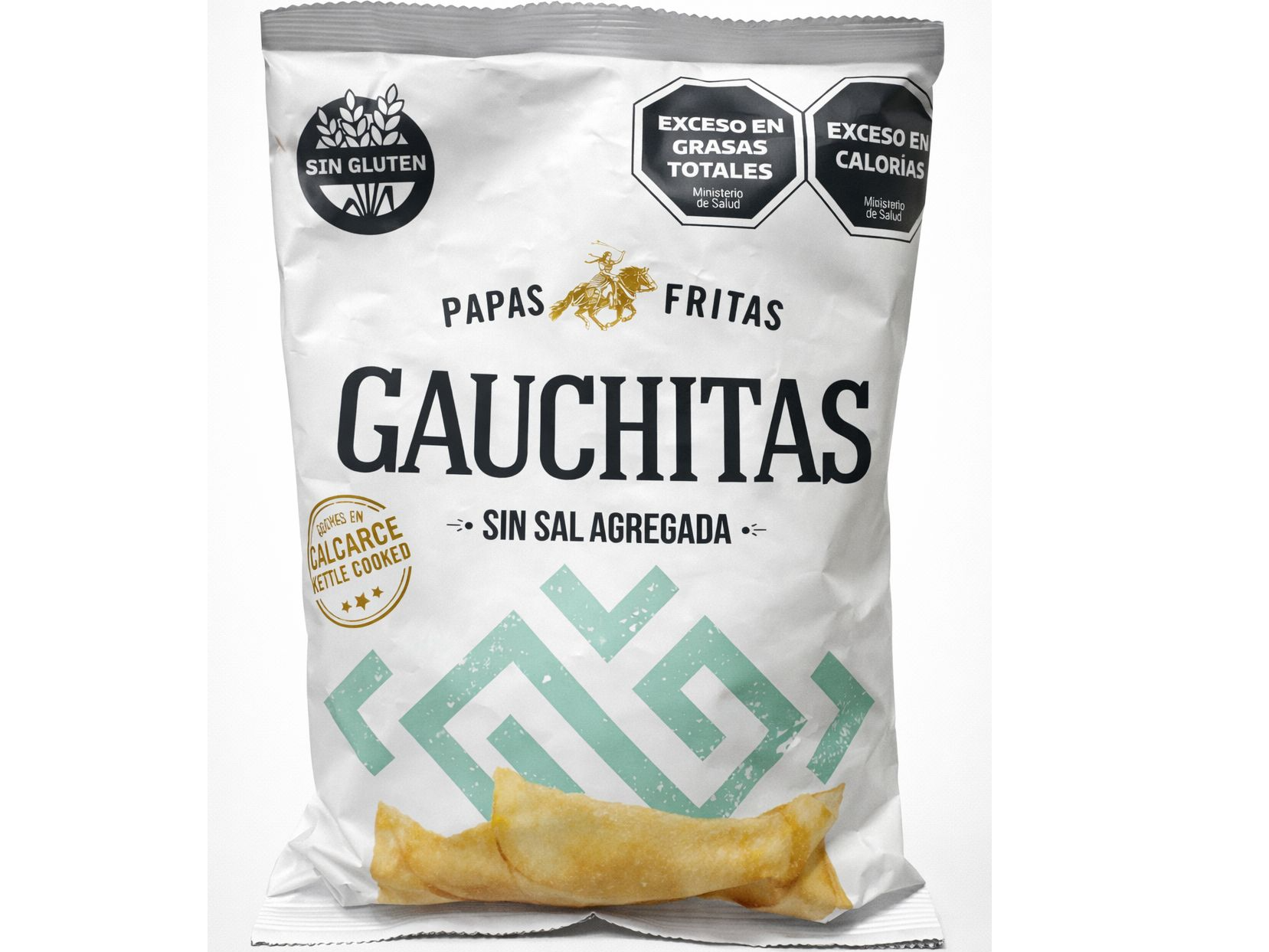 Papas fritas sin sal agregada Gauchitas , sin gluten 80 gr