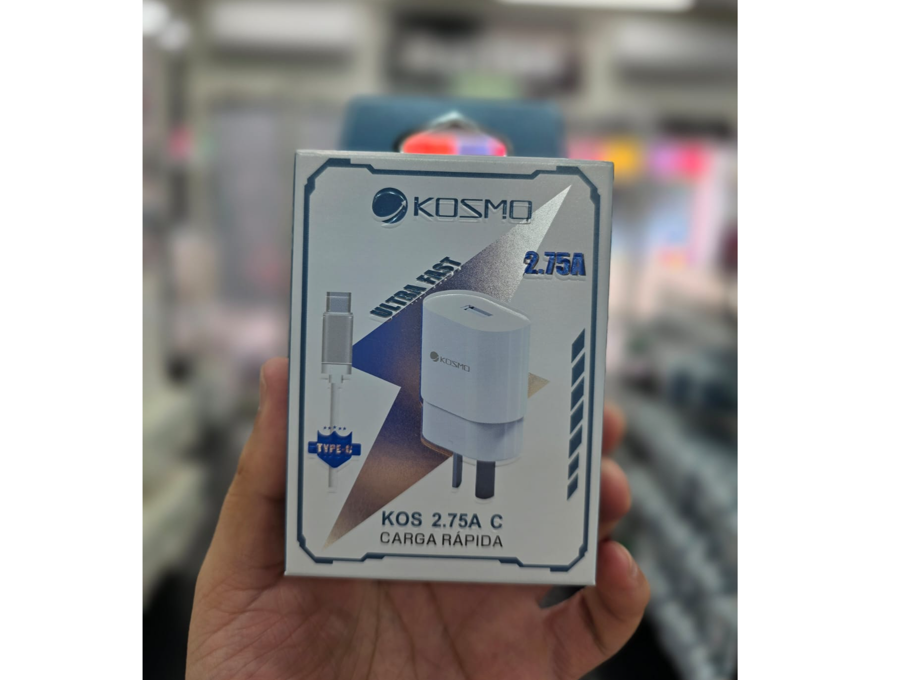 CARGADOR KOSMO 2.75AMP TIPO C