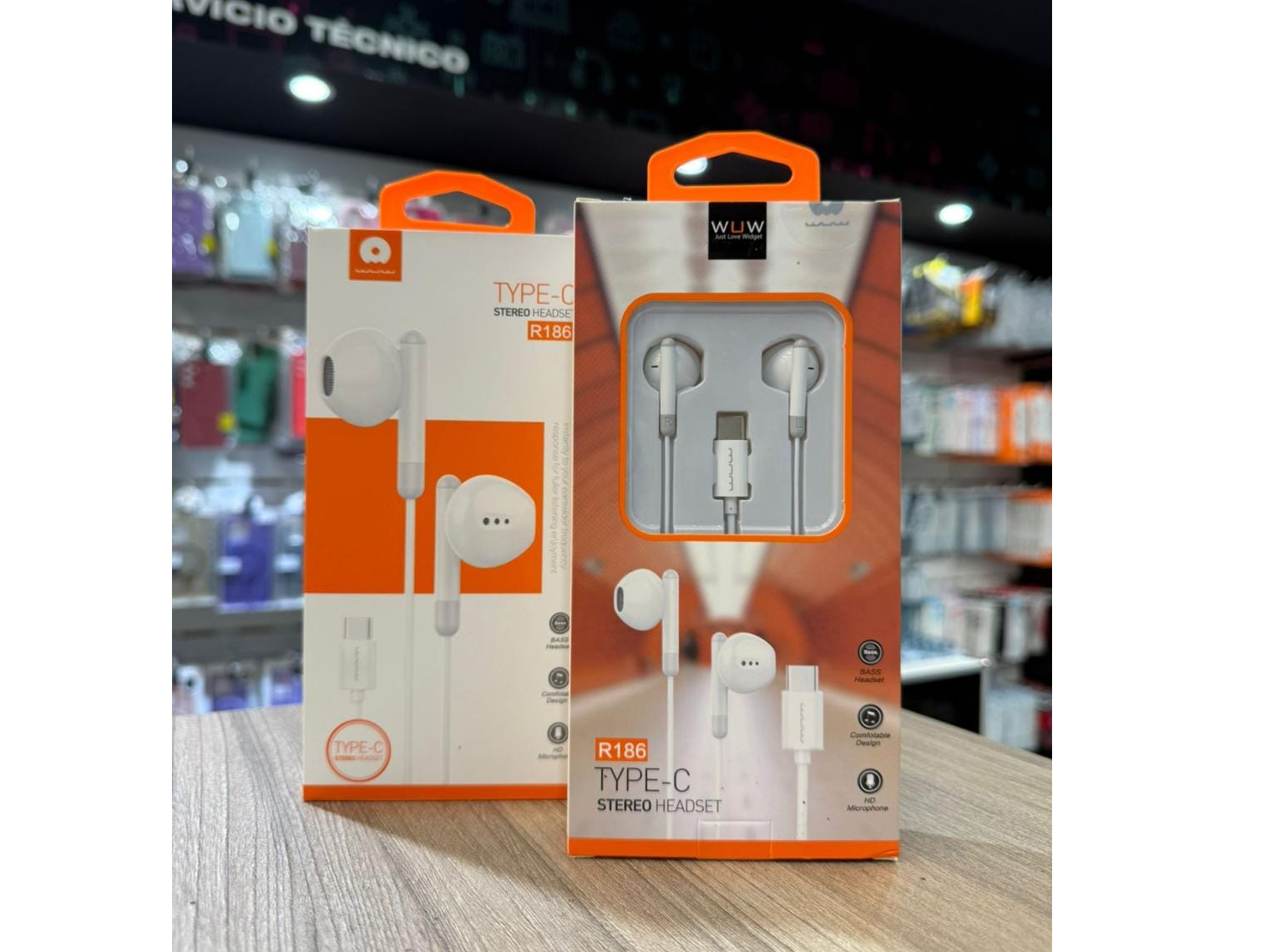 AURICULAR WUW | R186 | TIPO C | CONEXION DIRECTA