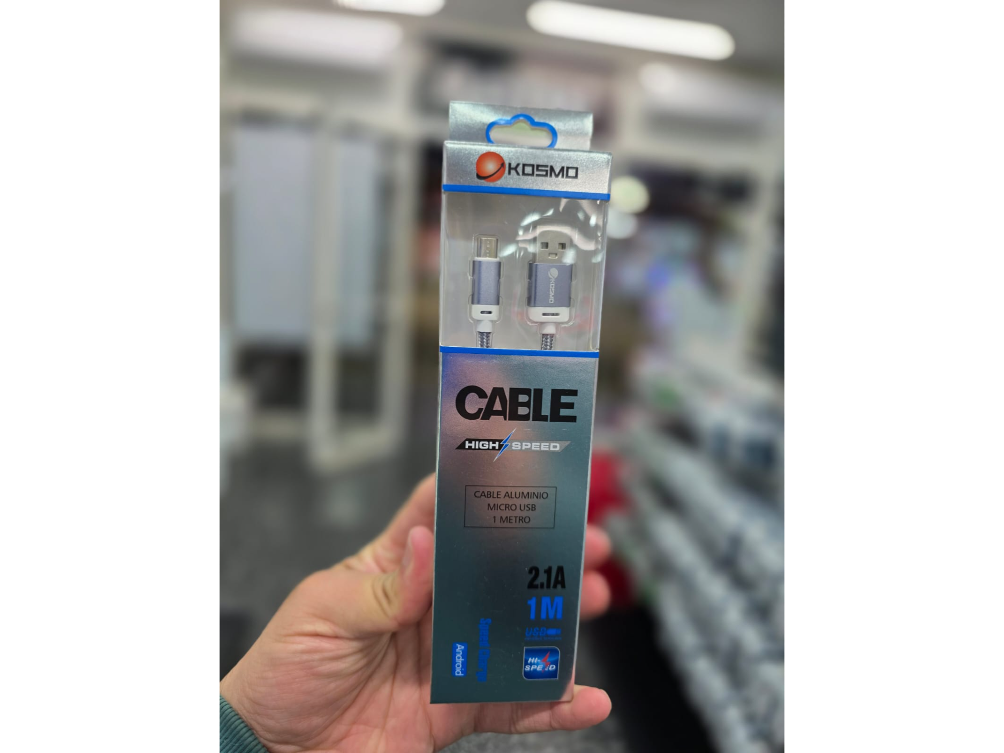 CABLE USB KOSMO 2AM MICRO