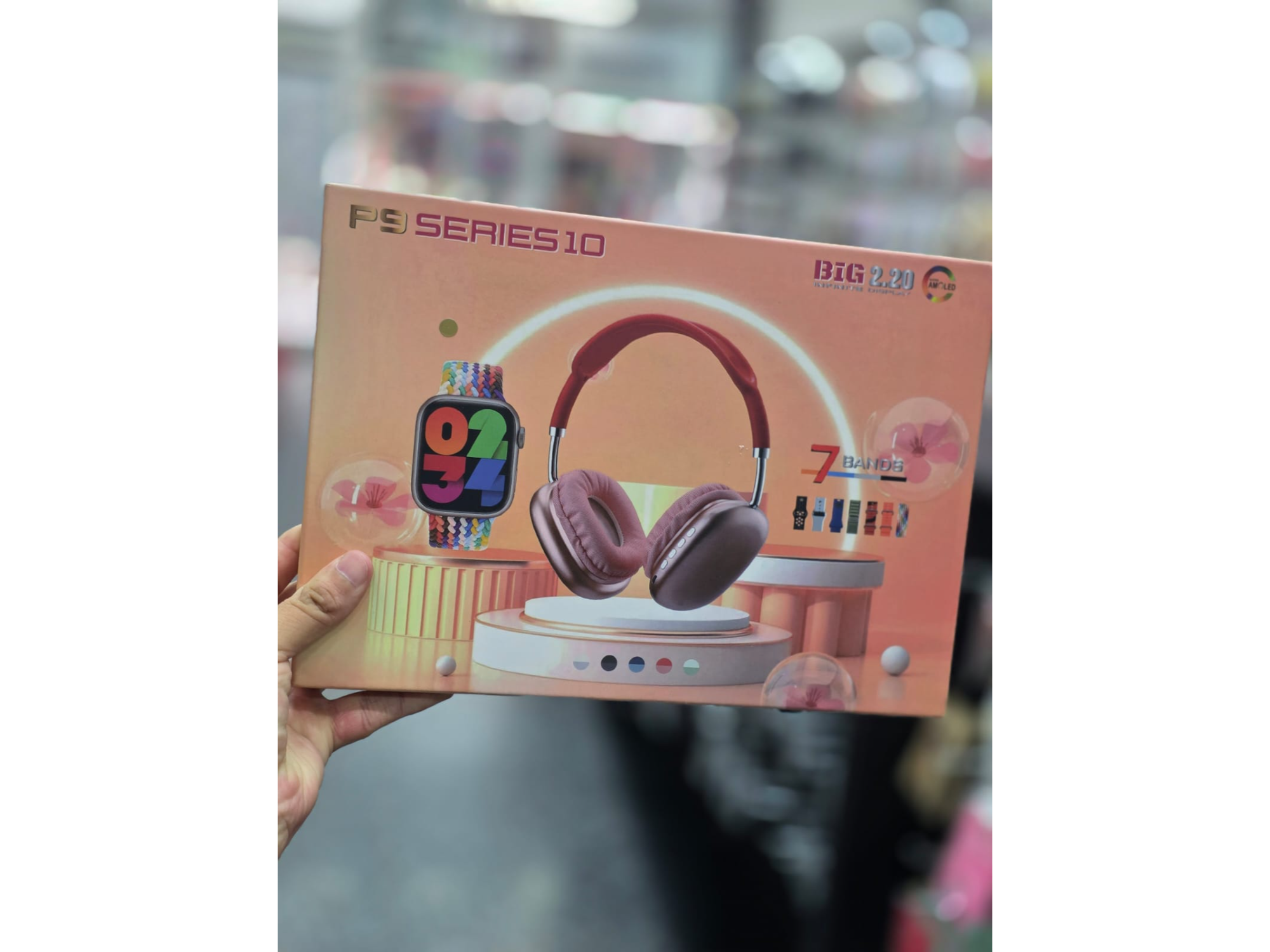 RELOJ SMART WHATCH P9 + AURICULAR