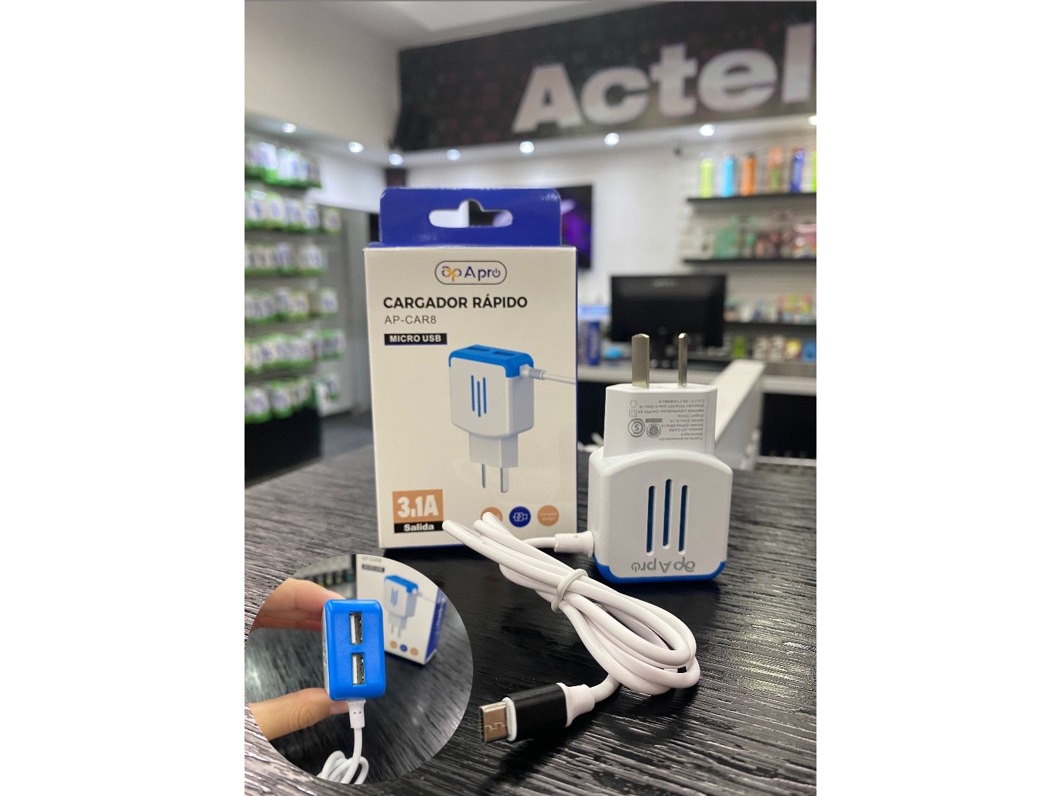 CARGADOR APRO 3,1AM / TIPO C