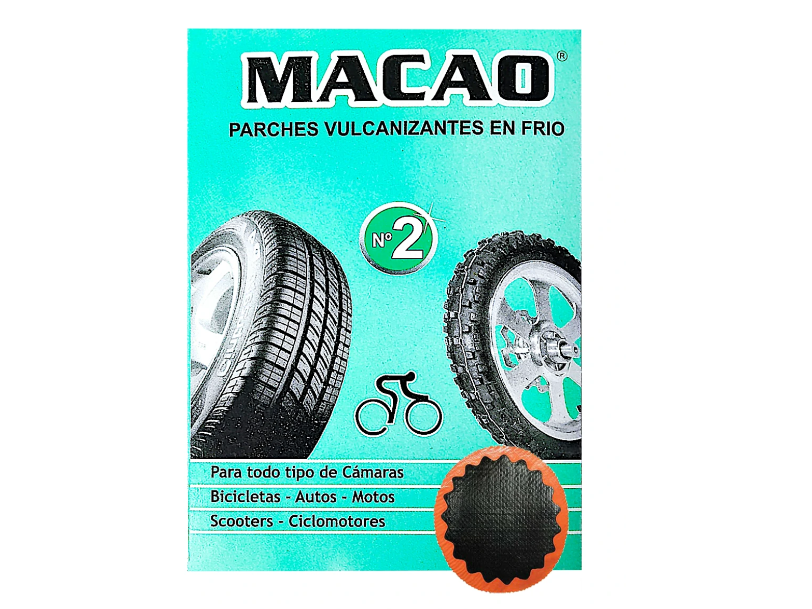 PARCHE MACAO NR2 SET X50