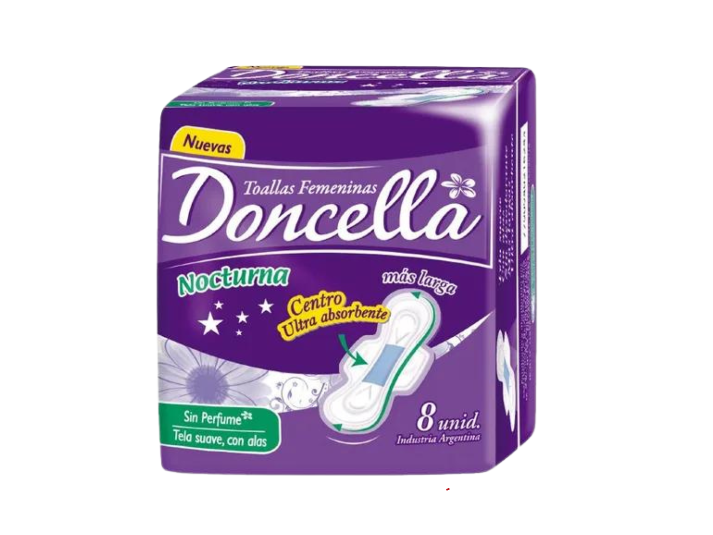 TOALLITA DONCELLA NOCTURNA X8