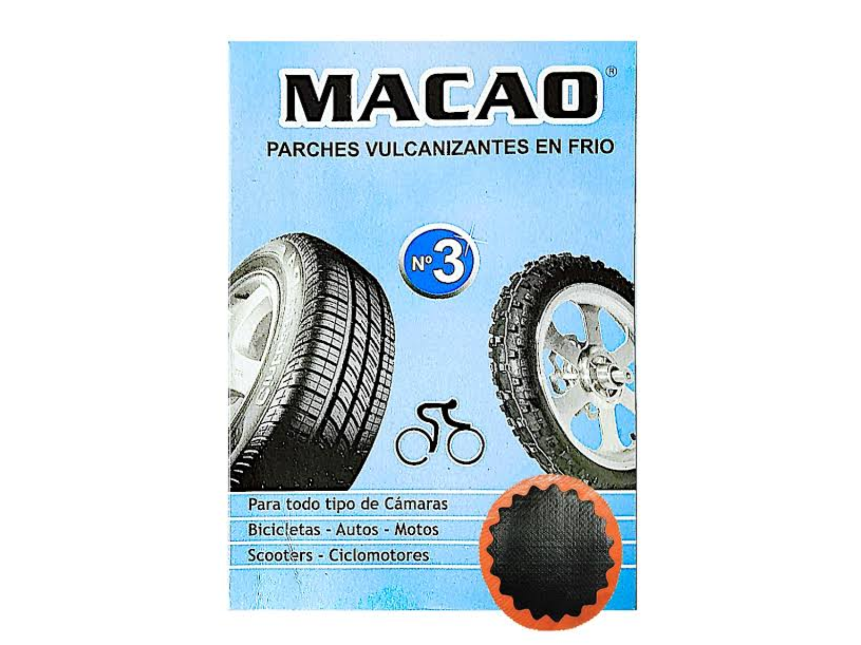 PARCHE MACAO NR3 SET X50