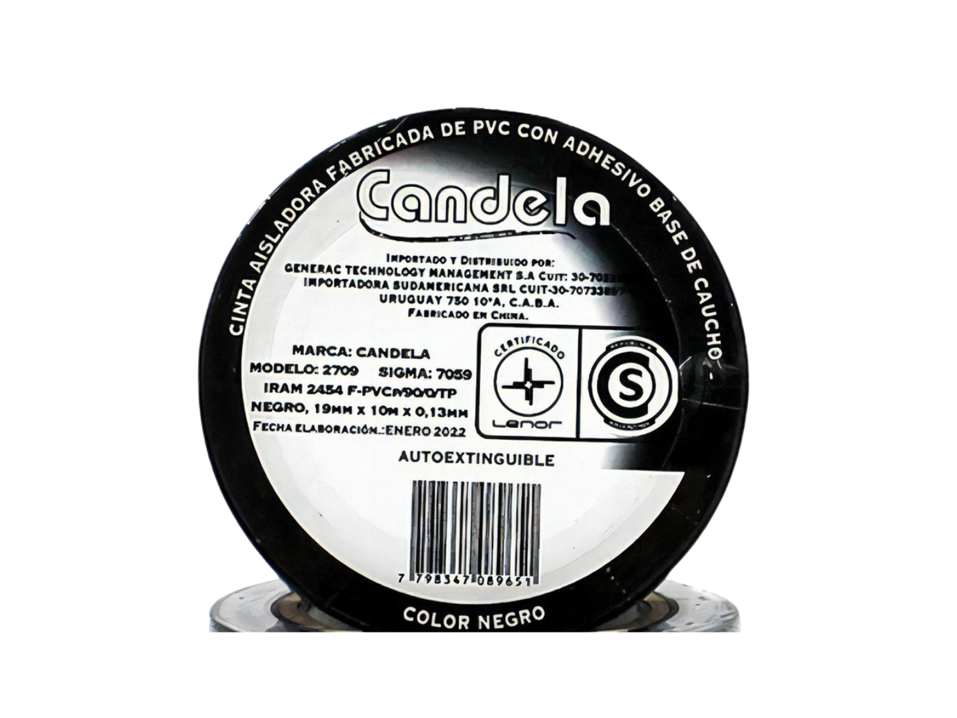 CINTA  AISLADORA  CANDELA  10MTS