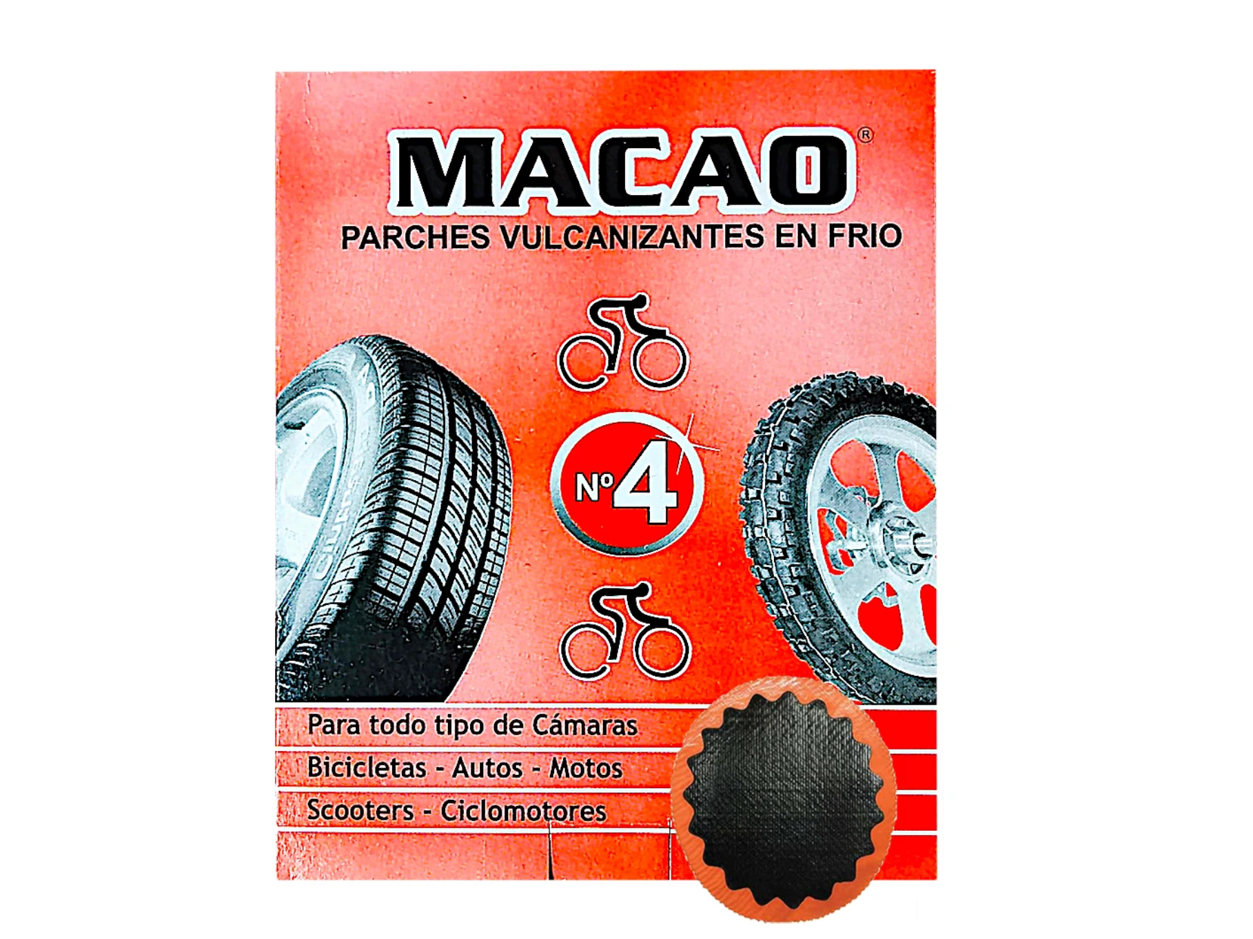 PARCHE MACAO NR4 SET X50