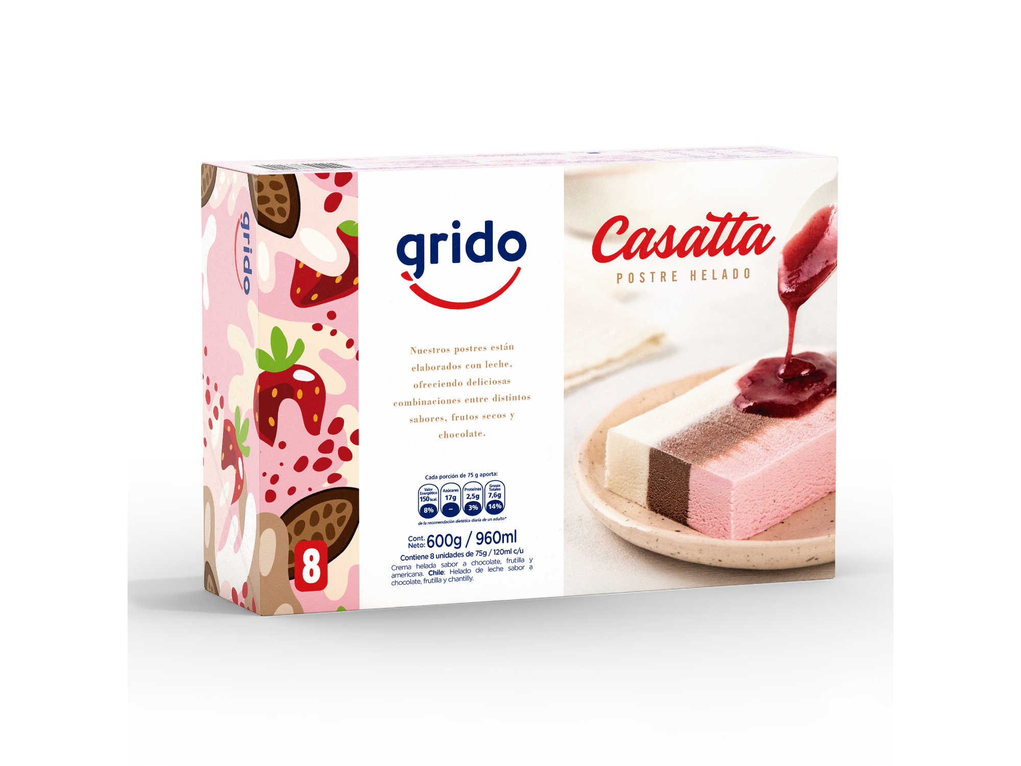 Casatta por Caja x 8 Un