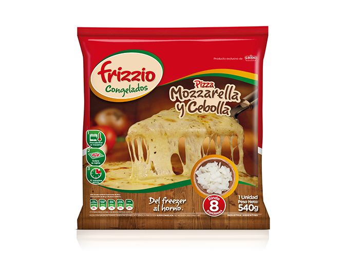 Pizza Mozzarella y Cebolla