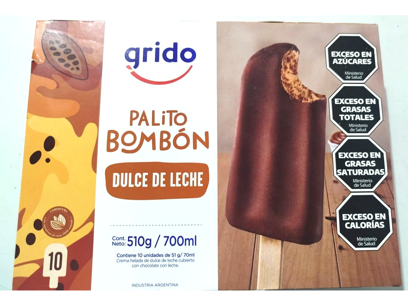 Palito Bombon Dulce de Leche x 20 Un