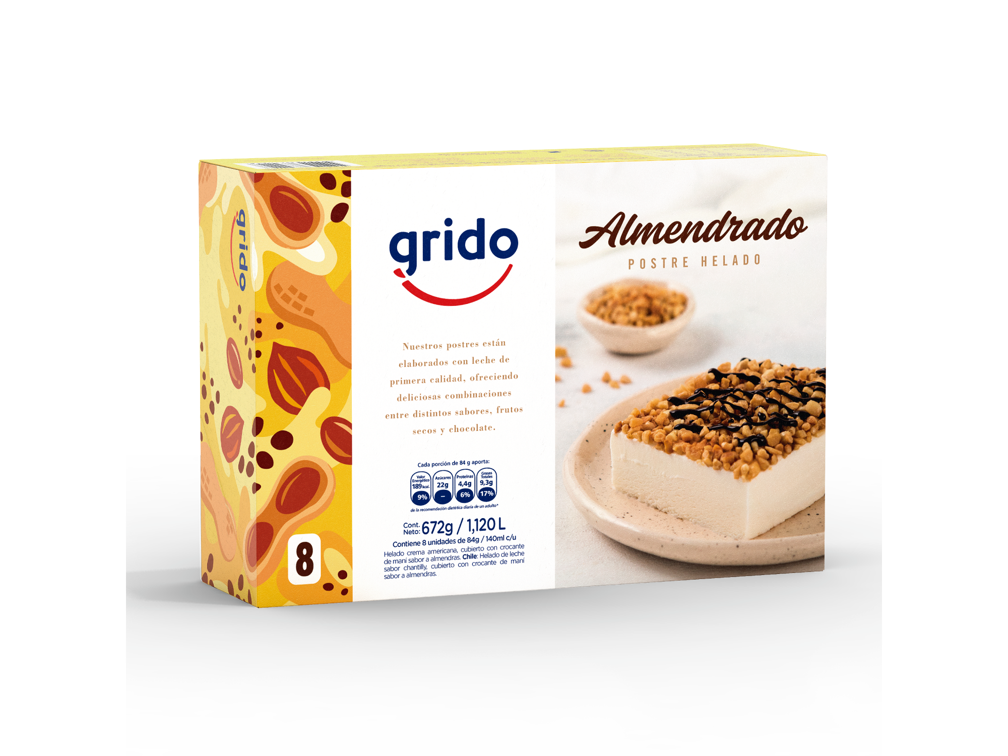 Almendrado por Caja x 8 Un