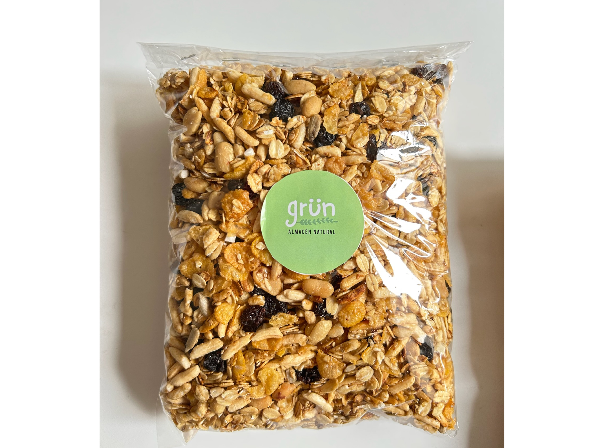 Granola con pasas de uva