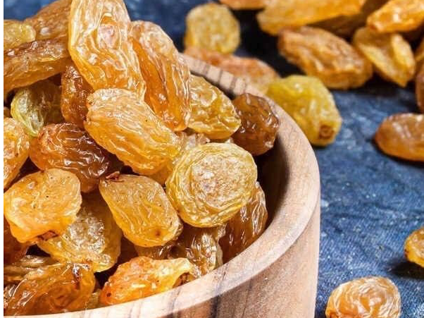 Pasas de uva rubias sin semilla