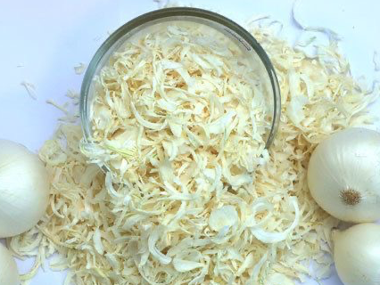 Cebolla en escamas deshidratada