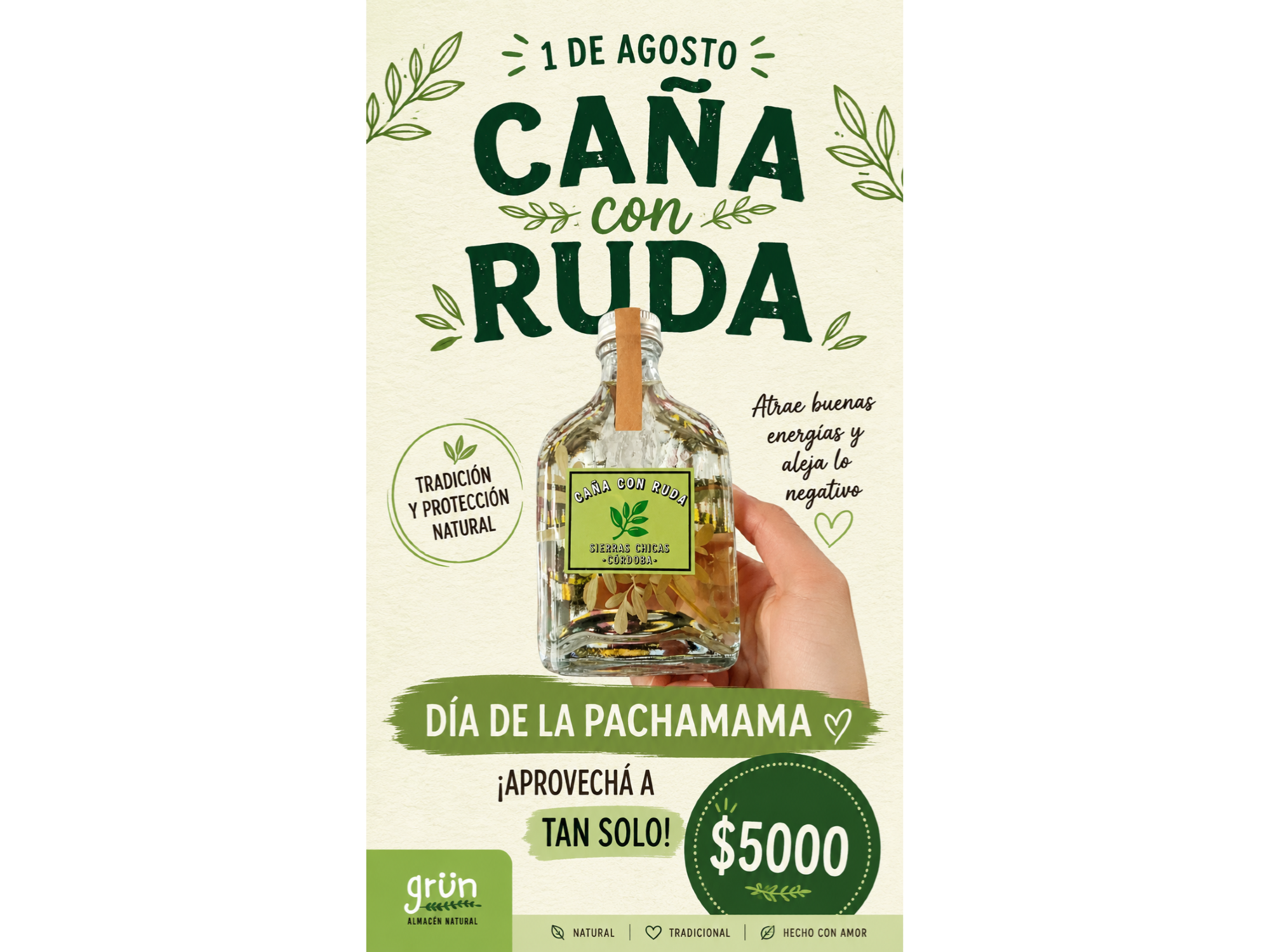 Caña con ruda