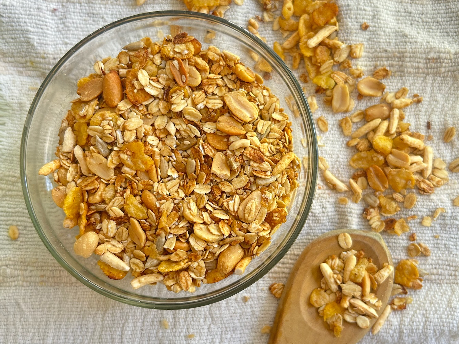Granola con nueces