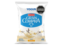 Gran Compra yogur entero Vainilla sachet x 900g