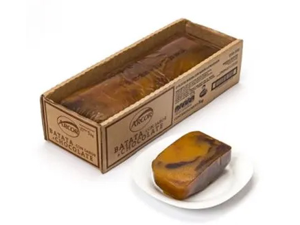 DULCE de BATATA Con CHOCOLATE de caja (Arcor)