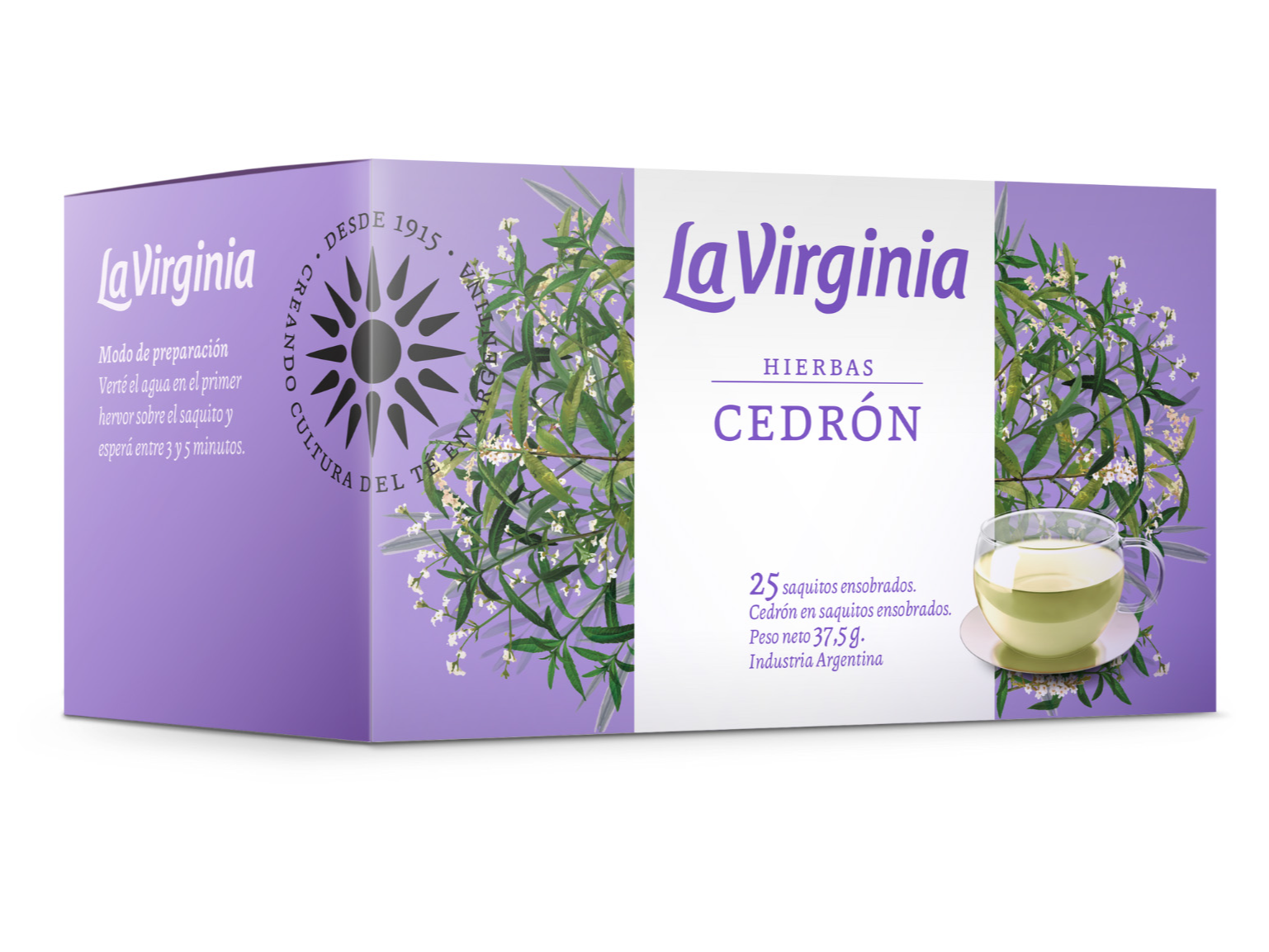 Te CEDRÓN La Virginia x 25 saquitos