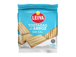 Tostada de Arroz Sin Sal Leiva x 150g