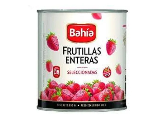Frutillas Enteras Seleccionadas BAHIA x 850g