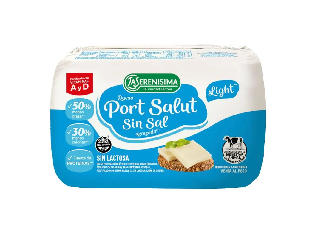 Port Salut SIN SAL Light La Serenisima x 500g
