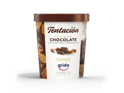 Tentación Chocolate con Almendras x 1L