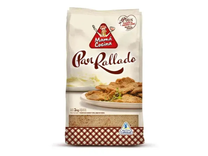 Pan rallado MAMÁ COCINA x 1Kg.