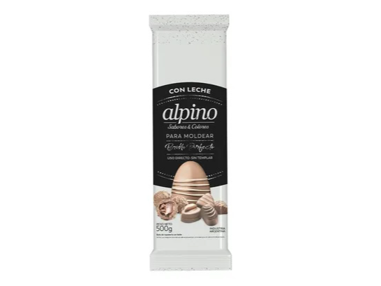 CHOCOLATE de MOLDEO Con Leche (Alpino)