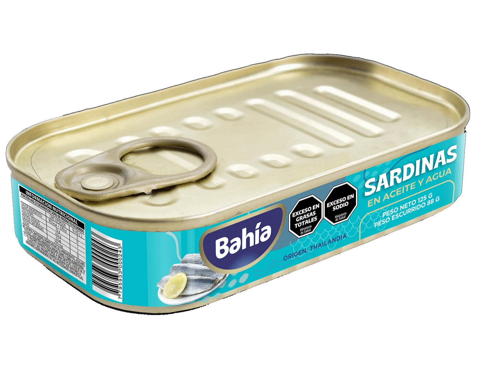 Sardinas en Aceite y Agua BAHIA x 125g