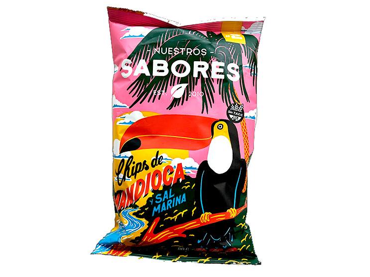 Chips de Mandioca y Sal Marina x 80g