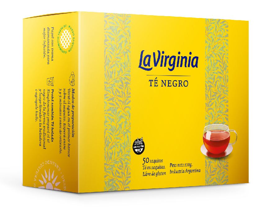 Te NEGRO La Virginia x 50 saquitos