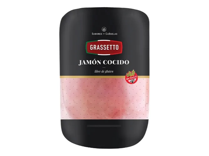 Jamón Cocido Natural "Grassetto" x 100g
