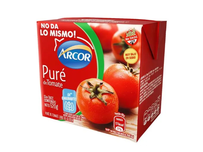 Pure de Tomate ARCOR x 520g