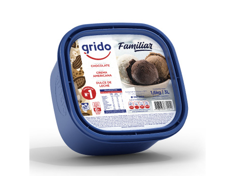 Familiar 3L crema americana, chocolate y dulce de leche