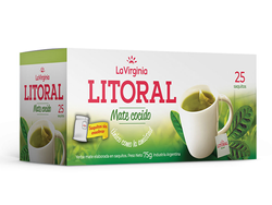 Mate Cocido LITORAL La Virginia x 25 saquitos