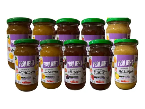 ORIETA ProLight (Sin Azucar) Varios sabores x 350g