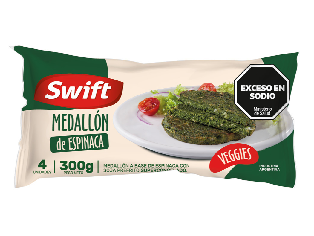Medallon de Espinaca Swift x 300g