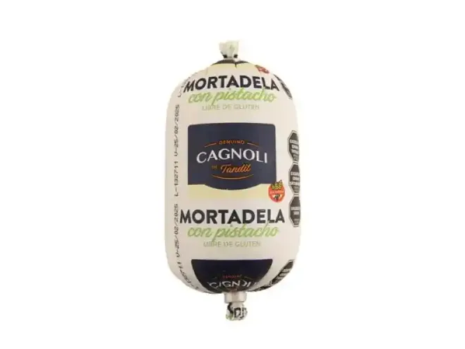 CAGNOLI Mortadela con pistacho x 250 g