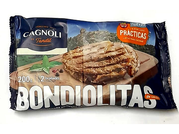 Bondiolitas de Cerdo Cagnoli x 200 gr.