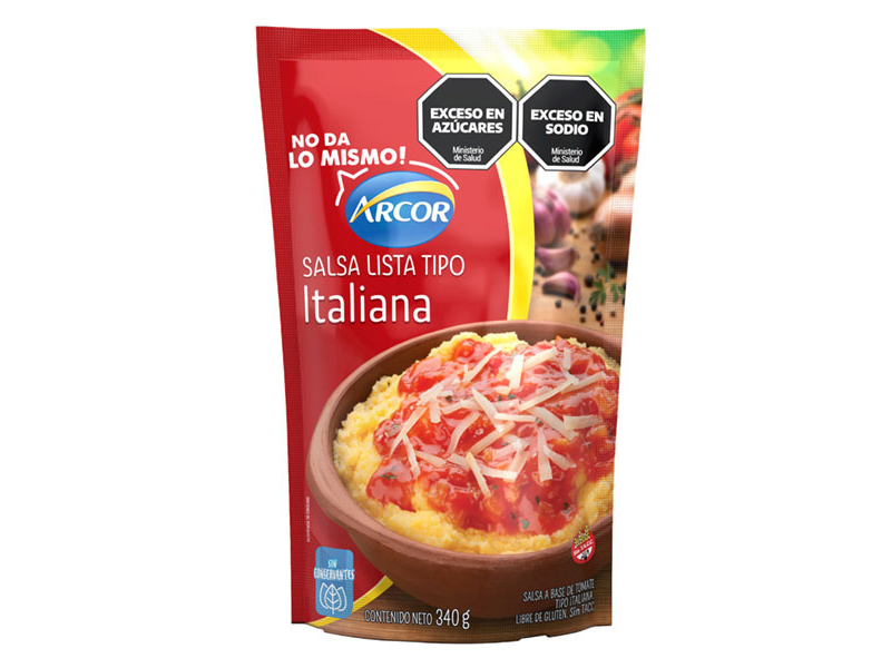 Salsa Lista ITALIANA Arcor x 340g