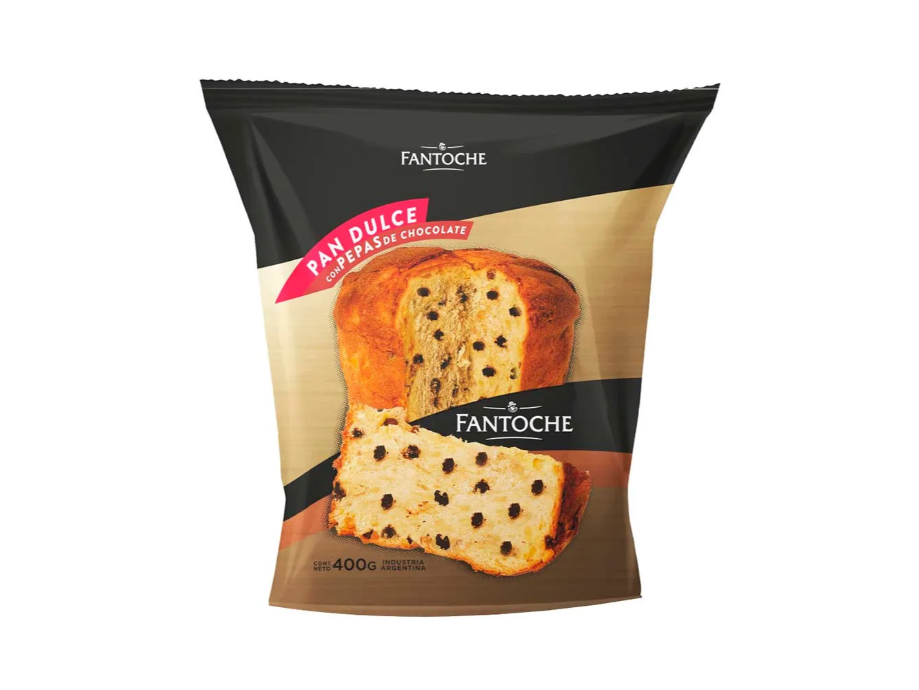 Pan Dulce Fantoche con Chips Chocolate x 400g