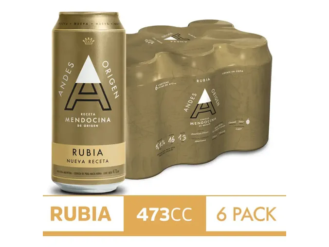 Lata Andes RUBIAde 473 cm3