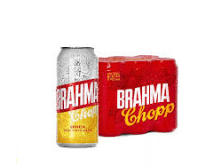 Six pack cerveza Brahma lata x 473 cc
