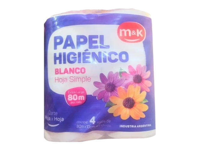Papel Higiénico myk x 80 mts